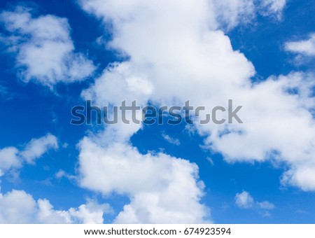 Bright cloud
in the sky