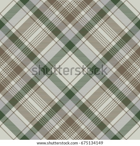 Traditional check plaid seamless pattern. Vector illustration.