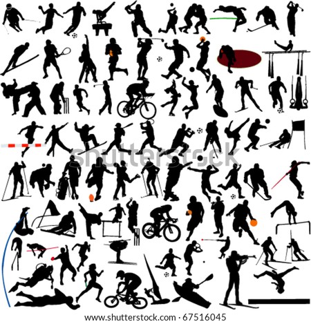 Sport collection vector