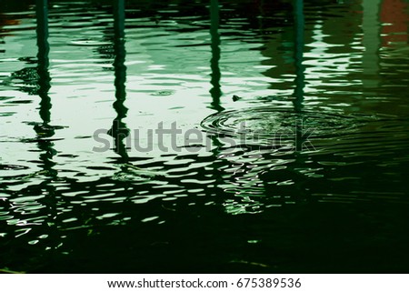 green lake background