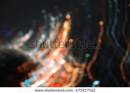 Light painting art abstract background