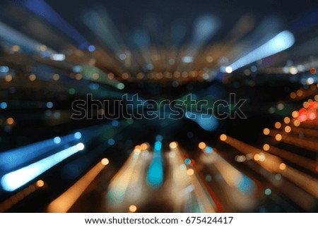 Bokeh light painting art abstract background