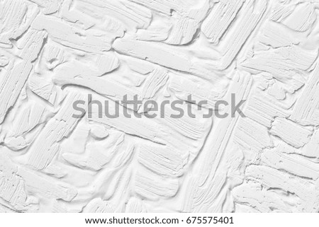 The texture is white. Wall background with three-dimensional retro design.