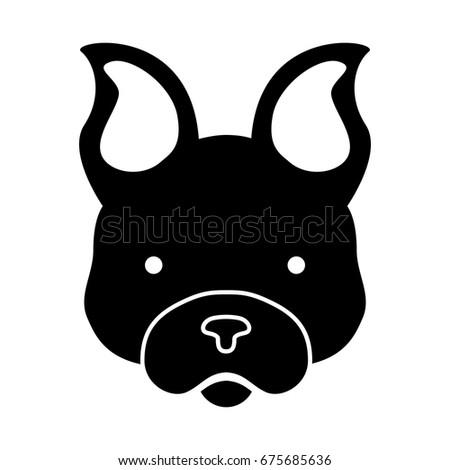 cute dog mascot icon
