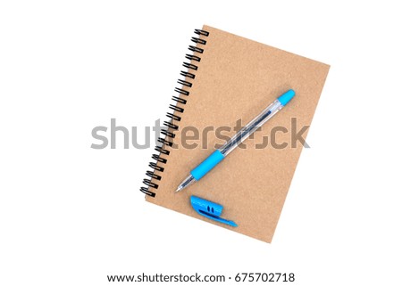 Blue pen on notebook text on a white background.
