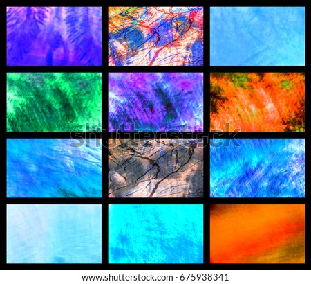 Collection of abstract backgrounds.