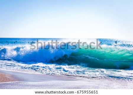 Atlantic ocean, Portugal beach 