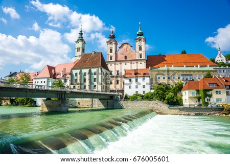Steyr, Austria  Royalty-Free Stock Photo #676005601