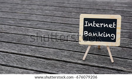 Concept image of internet banking