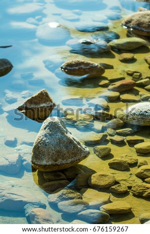 Water Stone Relax Background