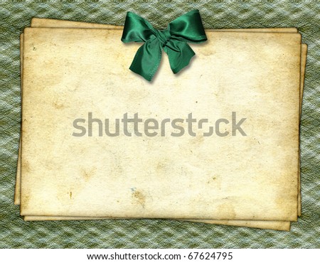 Card for congratulation on abstract vintage background.