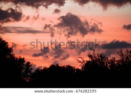 Landscape Photograph of Summer Sunset