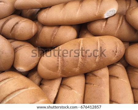 white bread loaves. bread loaves from bakery. texture with bread loaves 