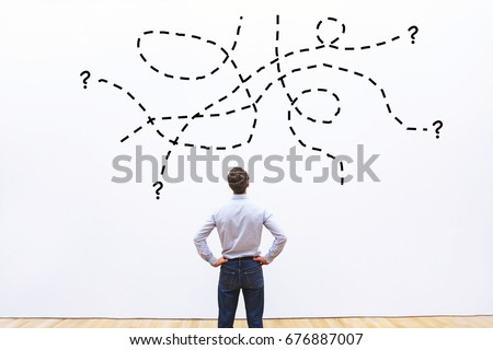 complex difficult task or question un business, problem concept Royalty-Free Stock Photo #676887007
