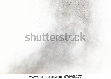 Abstract white dust explosion on a black background.abstract powder splatted background,Freeze motion of color powder exploding/throwing color powder, multicolor glitter texture  