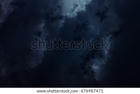 Nebula. Science fiction space wallpaper, incredibly beautiful planets, galaxies, dark and cold beauty of endless universe. Elements of this image furnished by NASA