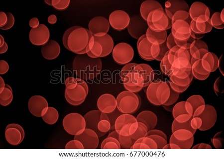 Red Bokeh Background
