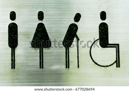 wheel chair sign