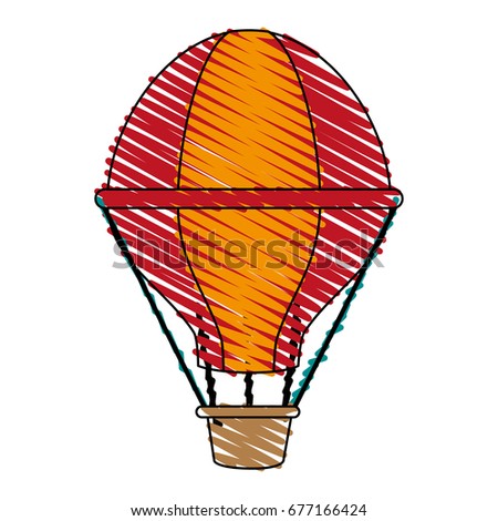 air balloon vector illustration