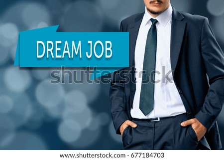 Dream job offer concept. Recruitment and hiring process, human resources concept. 