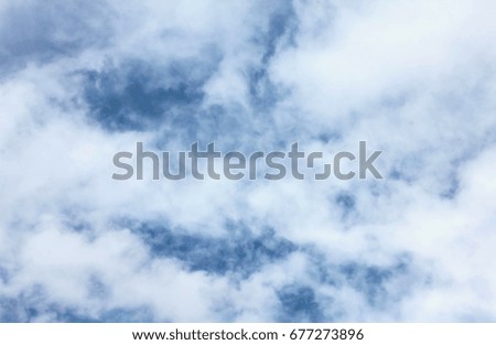 Blue Sky Cloud Natural Background