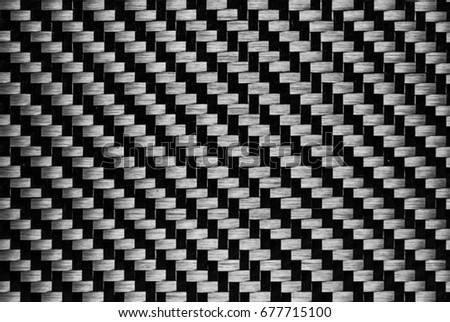 Real Carbon Fiber Fabric, Background/ Texture