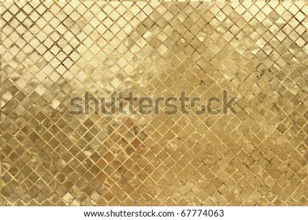 golden mosaic background