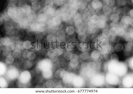 abstract Black and white bokeh background