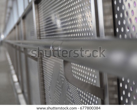 Modern Generation Stainless wall background.