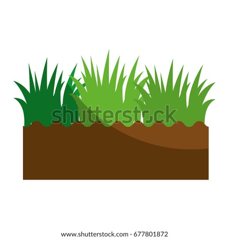 soil and grass icon