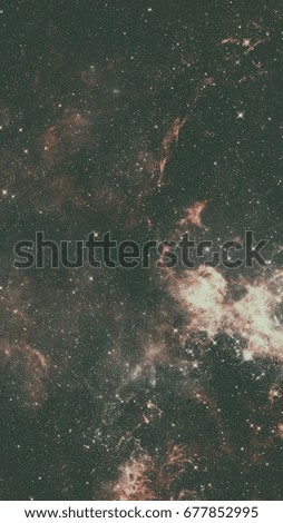 Galaxy in outer space. Elements of this Image Furnished by NASA.