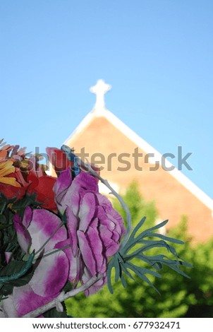 Memorial - Flowers - Death - Church