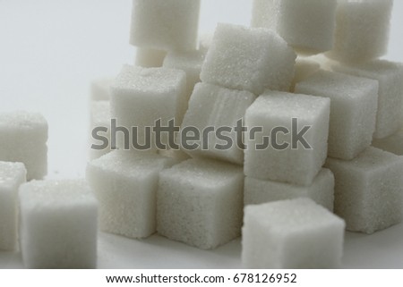 Sugar background  Royalty-Free Stock Photo #678126952