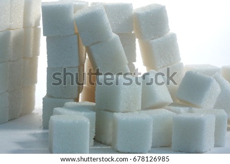 Sugar background  Royalty-Free Stock Photo #678126985