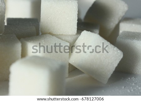 Sugar background  Royalty-Free Stock Photo #678127006