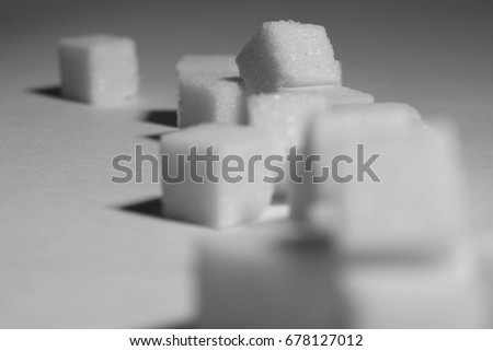 Sugar background  Royalty-Free Stock Photo #678127012