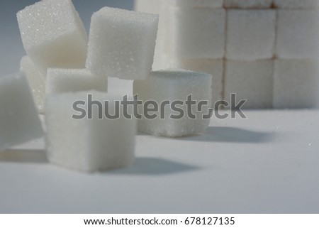 Sugar background  Royalty-Free Stock Photo #678127135