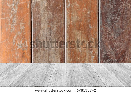 Wood texture background surface natural color with wood terrace