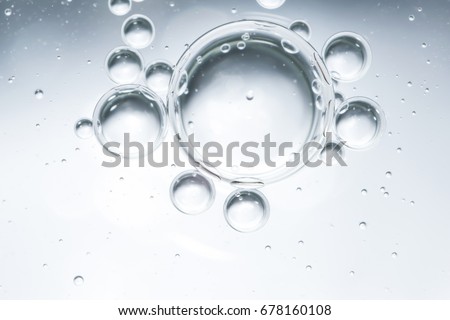 macro bubble abstract background Royalty-Free Stock Photo #678160108