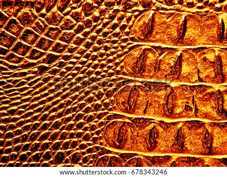 Brown alligator patterned background