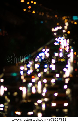 Abstract blur of traffic light.background