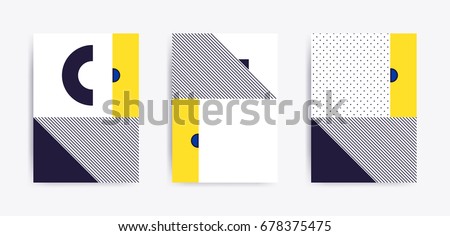 Banner template. Bright youth colorful vector illustrations for social media, posters, email, print, ads designs, promotional material Royalty-Free Stock Photo #678375475