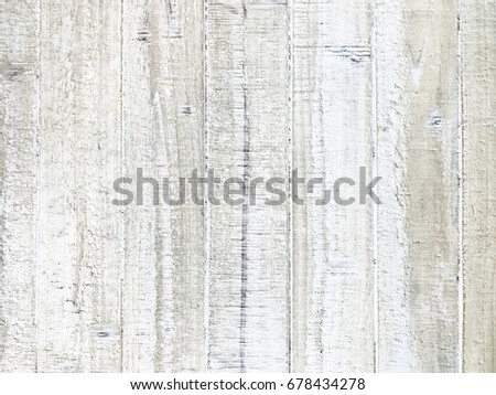 Old white wood table surface texture with scratched. Abstract background. Vintage and retro backdrop.