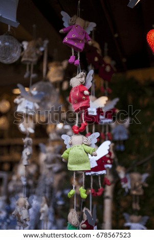 Christmas decoration shop