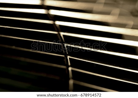 abstract of oblique metal line for background used