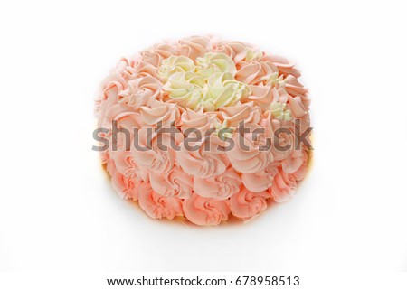 rose leaf cake