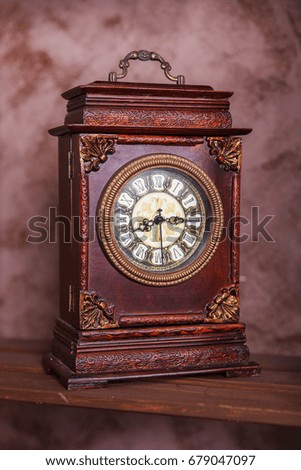 Very Old Retro Antique Clock