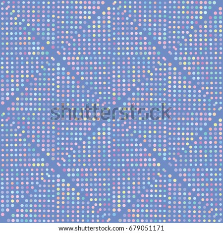 Vector color dot pattern. Geometric background