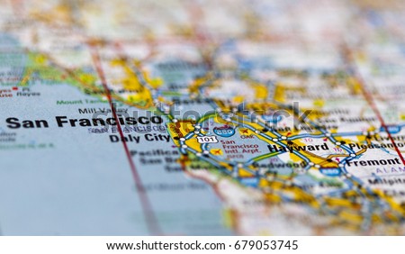 Roadmap of San Francisco