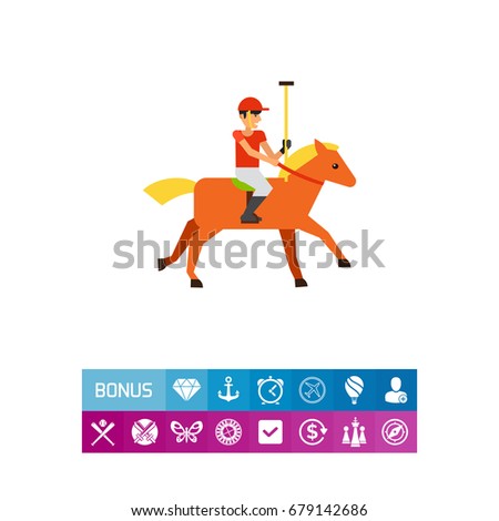Polo Sport Player Icon